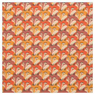 Fox gezichtshandtandpatroon stof