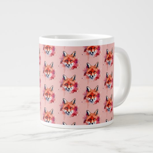 Fox Giant Coffee Mug Grote Koffiekop (Voorkant rechts)