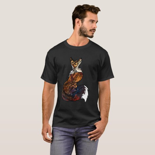 Fox Gift Schattige Fox Animal Graphic T-shirt (Voorkant volledig)
