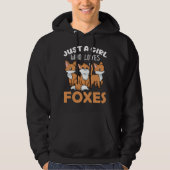 Fox Gifts Women Fox Gifts Girls Fox Lover Fox Hoodie (Voorkant)