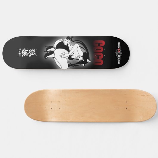 Fox girl Coco Persoonlijk Skateboard (Horizontaal)