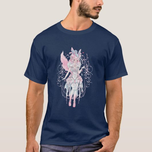 Fox Girl vol trots T-shirt (Voorkant)
