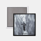 Fox Glacier - Nieuw-Zeeland 4 (Fridge Magnet) Magneet (Voorkant / Achterkant)