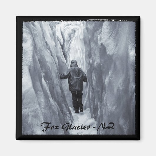 Fox Glacier - Nieuw-Zeeland 4 (Fridge Magnet) Magneet (Voorkant)