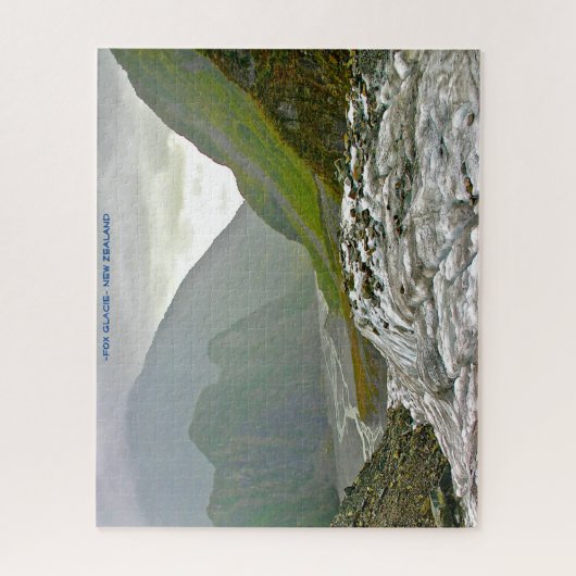 Fox Gletsjer, Nieuw-Zeeland Legpuzzel (Verticaal)