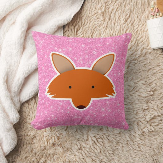 Fox Glitter Kussen (Deken)