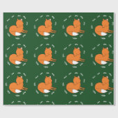 Fox Glossy inpakpapier, 30 in x 6 ft Cadeaupapier (Vlak)