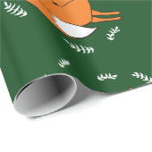 Fox Glossy inpakpapier, 30 in x 6 ft Cadeaupapier (Rol Hoek)