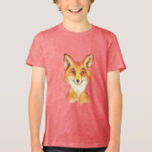 Fox Gold-Spletters Tri-Blend Shirt (Voorkant)