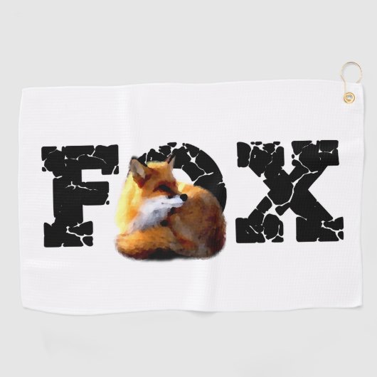 Fox Golfhanddoek (Horizontaal)