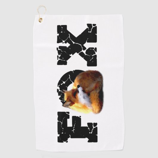 Fox Golfhanddoek (Voorkant)