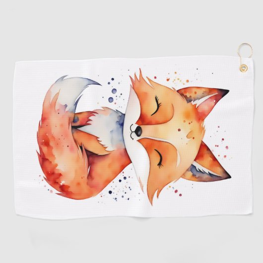 Fox Golfhanddoek (Horizontaal)