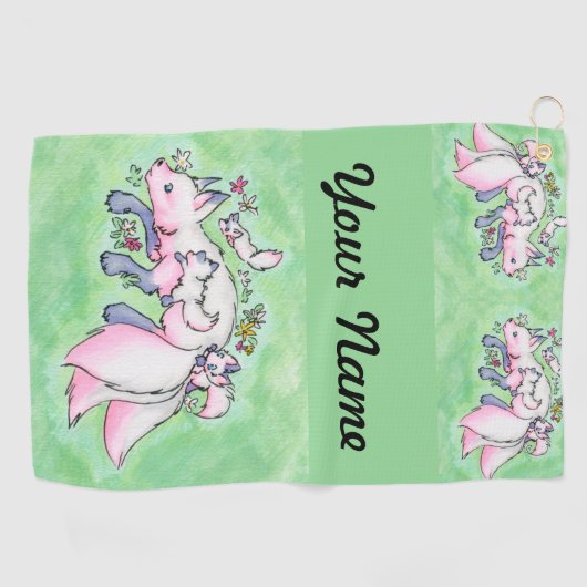 Fox Golfhanddoek (Horizontaal)
