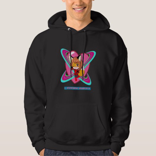 Fox grativity Girl Super Space Hoodie (Voorkant)