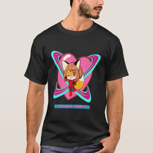 Fox grativity Girl Super Space T-shirt (Voorkant)