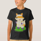 Fox Halloween Mummy T-shirt (Voorkant)