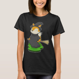 Fox Halloween Witch T-shirt