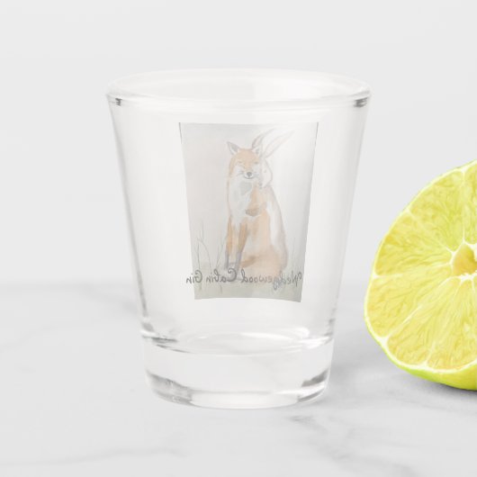 Fox & Hare Shot Glass Glas (Achterkant)