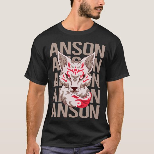 Fox Head - Anson Naam T-shirt (Voorkant)