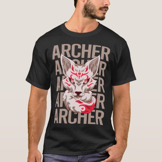 Fox Head - Archer Name T-shirt (Voorkant)