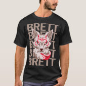 Fox Head - Brett Naam T-shirt (Voorkant)