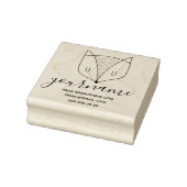 Fox Head Cute Wild Animal Rubberstempel (Stempel)