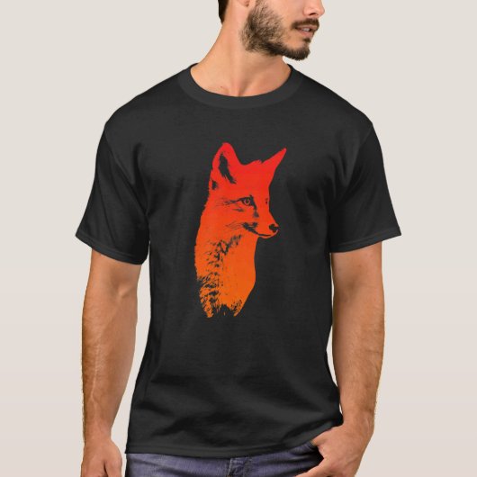 Fox head fox fox hunting hunter 1 t-shirt (Voorkant)