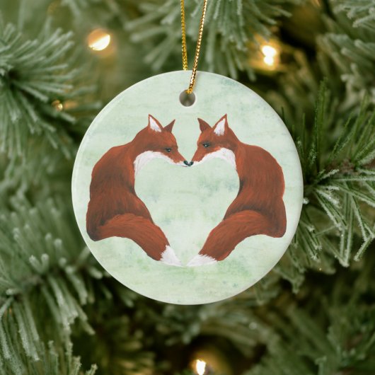 Fox Heart Ornament (Boom)