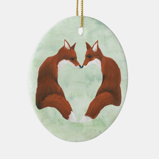 Fox Heart Ornament (Rechts)