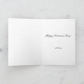 Fox & Heart Valentijn Kaart (Binnen)