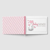 Fox Hearts Baby shower Guest Book Gastenboek (Volledig)