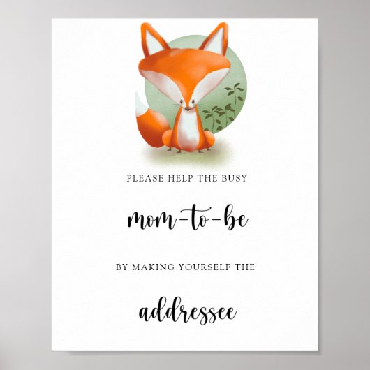 Fox - Help de bezige aanstaande moeder Poster (Voorkant)