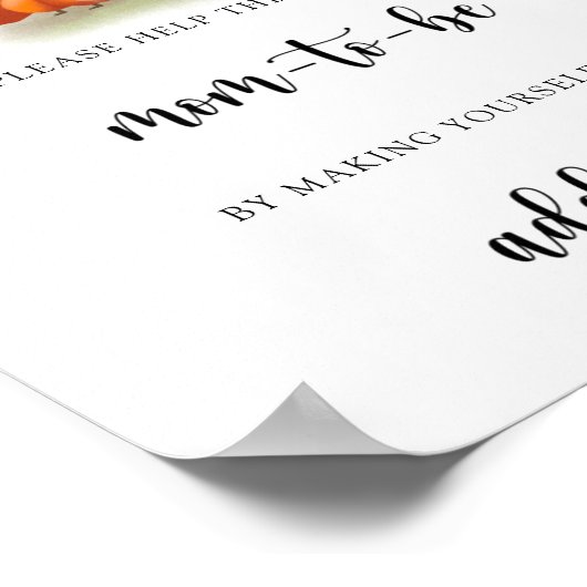 Fox - Help het bezige Poster van de mam-aan-zijn (Hoek)