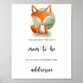 Fox - Help het bezige Poster van de mam-aan-zijn (Voorkant)