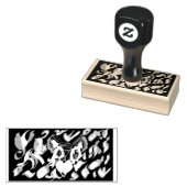 Fox herfstgloed rubberstempel (Gestempeld)