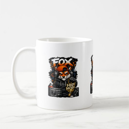 Fox Hip Hop Style Koffiemok (Links)