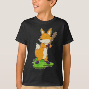 Fox honkbalknuppel t-shirt