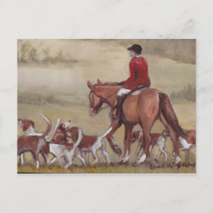 Fox Hunt Art Briefkaart