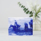 Fox Hunt Dank u Briefkaart (Staand voorkant)