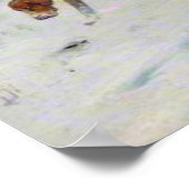 Fox Hunt Huntsmen en Hounds die naar huis terugker Poster (Hoek)