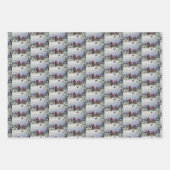 Fox Hunt Huntsmen Hounds die thuiswinter terugkeer Inpakpapier Vel (Voorkant 2)