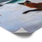 Fox Hunt van Winslow Homer Poster (Hoek)