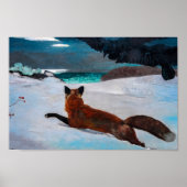 Fox Hunt van Winslow Homer Poster (Voorkant)