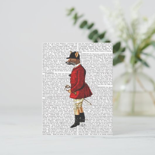 Fox Hunter 1 2 Briefkaart (Staand voorkant)