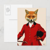 Fox Hunter 2 Portret 2 Briefkaart (Voorkant / Achterkant)
