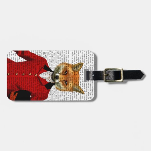 Fox Hunter 2 Portret Bagagelabel (Voorkant horizontaal)