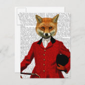 Fox Hunter 2 Portret Briefkaart (Voorkant / Achterkant)