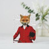 Fox Hunter 2 Portret Briefkaart (Staand voorkant)