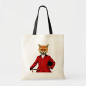 Fox Hunter 2 Portret Tote Bag (Voorkant)