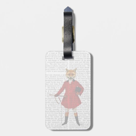 Fox Hunter 2 Volledig Bagagelabel (Achterkant verticaal)